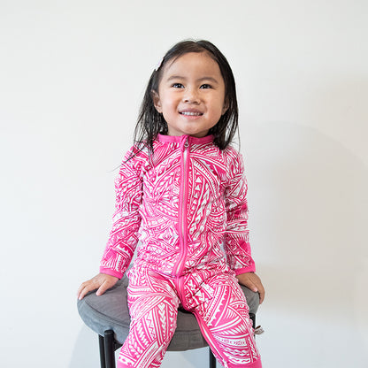 Blossom Long Sleeve Onesie - Pink (NEW ARRIVAL)