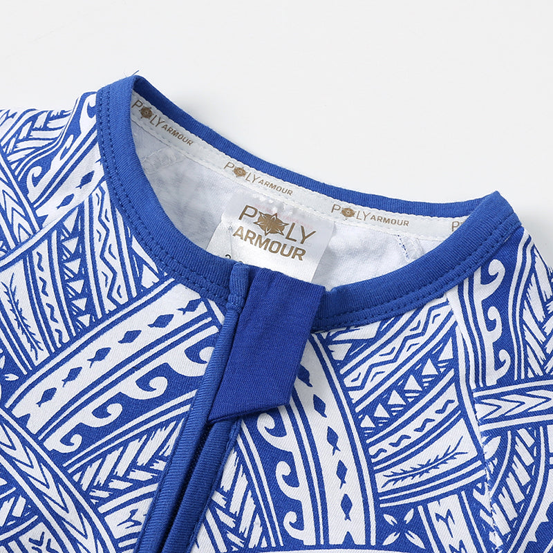 Long Sleeve Polynesian Premium Onesie Moana Blue (Pre-order)